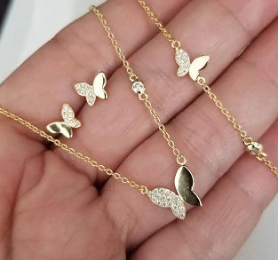 Dainty Monarch Necklace (Assorted Colors)
