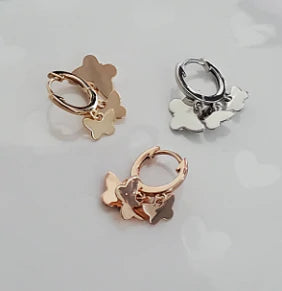 Huggi Butterfly Earrings (Assorted Colors)
