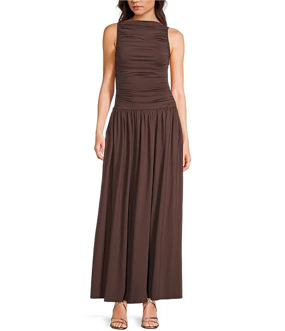 Nia Espresso Meyer Dress