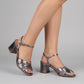 Bruno Menegatti Holly Leather Dress Sandal - Onix