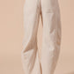 Mid Rise Barrel Pin Stripe Pants