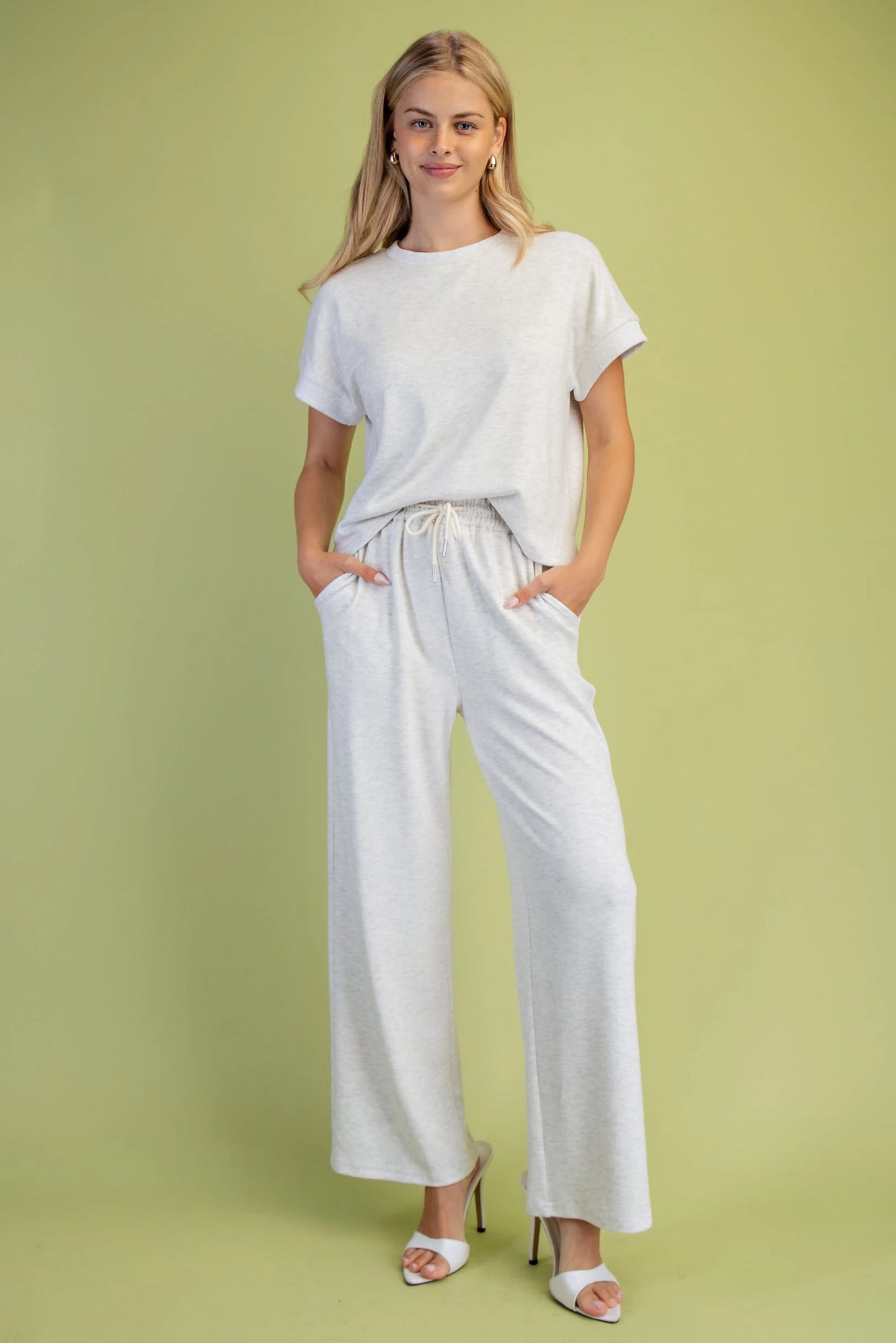 Brandy Silver Grey Knit Top