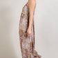Paisley Spaghetti Strap Jumpsuit (Assorted Colors)