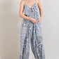 Paisley Spaghetti Strap Jumpsuit (Assorted Colors)
