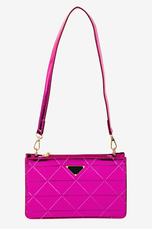 Metallic Shoulder Bag (Assorted Colors)