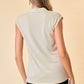 Pintucked V-Neck Modal Knit Top (Assorted Colors)