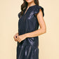 Faux leather Short Dress (Assorted Colors)