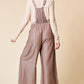Wide Leg Overall with Adjustable Straps and Pockets