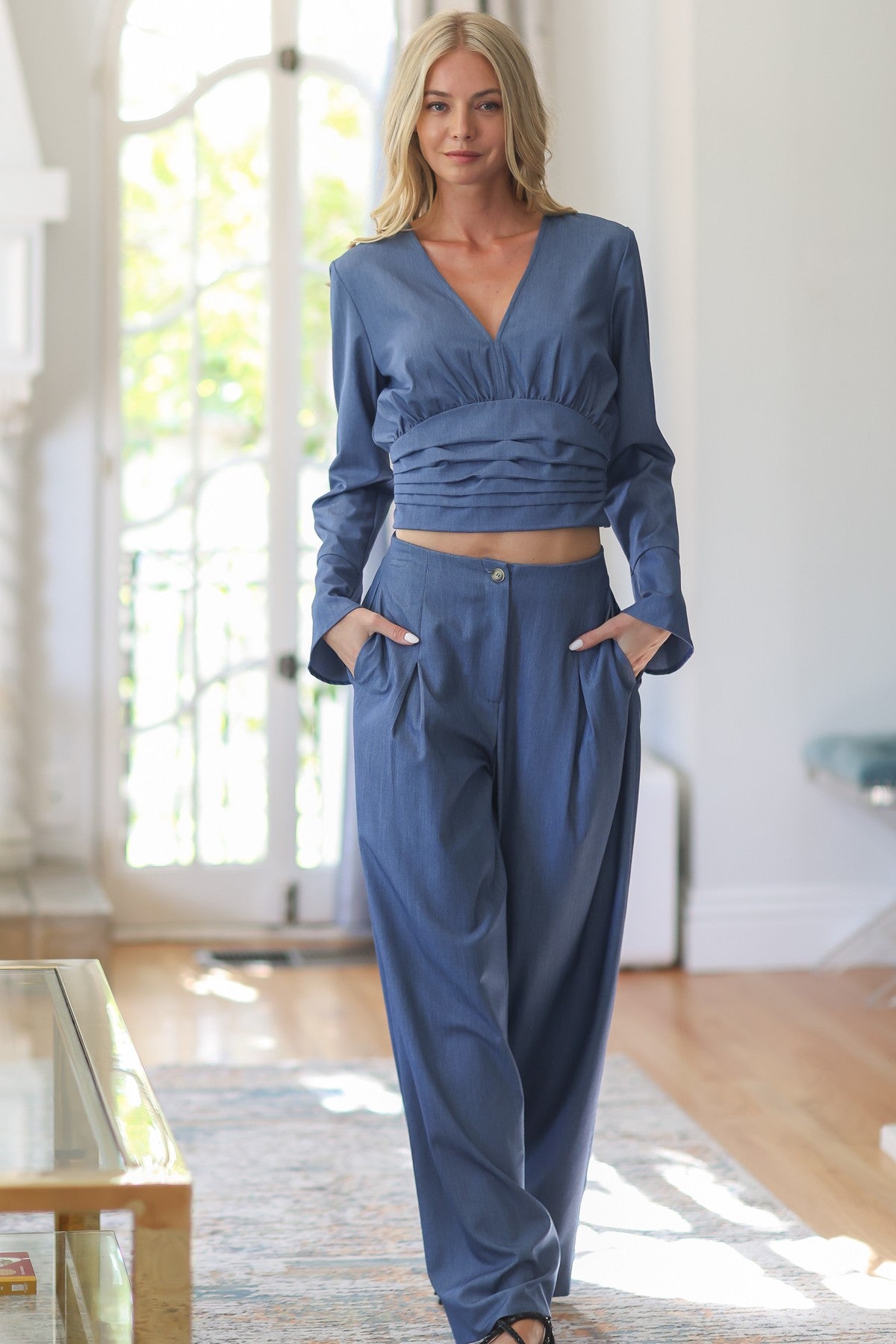 Blue Bell Denim Pant Set