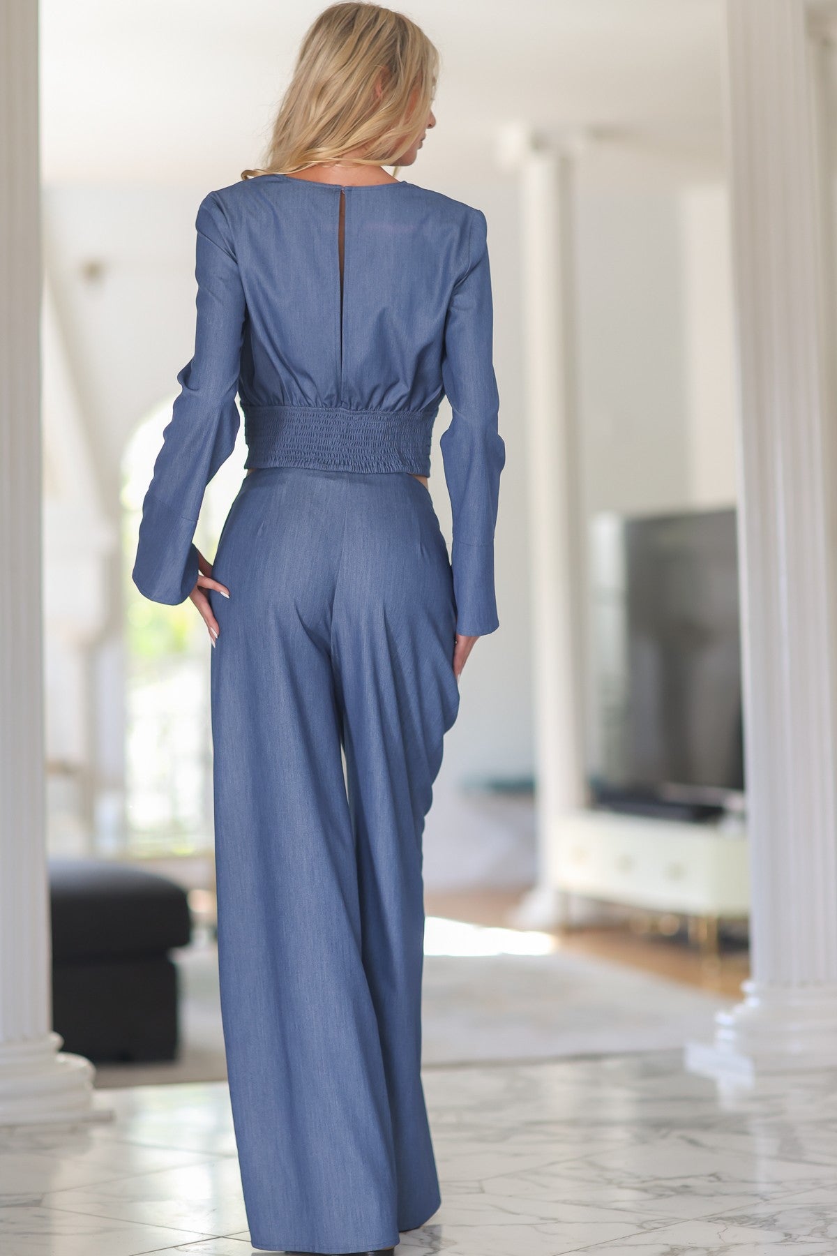Blue Bell Denim Pant Set