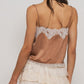 City Queen Satin Camisole Top (Assorted Colors)