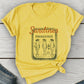 French Sardines Unisex Round Neck Tee (Assorted Colors)