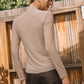Embellished Mesh Mock Neck Top