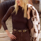 Ashley Embellished Mesh Mock Top (Assorted Colors)