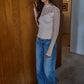 Blush Cherie Lace Mock Top