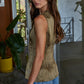 Olive Gold Lumiere Top