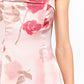 Rosie Floral Strapless Midi Dress