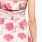 Rosie Floral Strapless Midi Dress