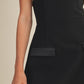 Black Foldover Tube Skort Dress