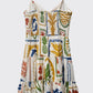 Seaside Mosaic Mini Dress