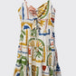 Seaside Mosaic Mini Dress