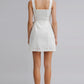 Eyelet White Lace Wrap Dress