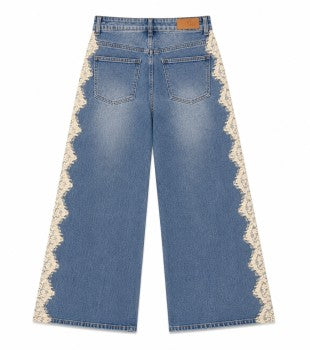 Chelsea Lace Denim Pants