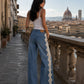 Chelsea Lace Denim Pants