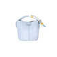 PU Leather Mini Bucket Bag with Top Handle (Assorted Colors)