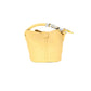 PU Leather Mini Bucket Bag with Top Handle (Assorted Colors)