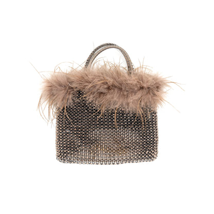 BC Evening with Feathers Bag (Assorted Colors)