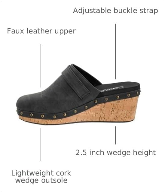 CORKYS WHO KNEW CLOG - BLACK
