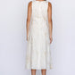 Stacey Textured Embroidered Midi Dress