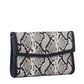 Beth Natural Python Clutch