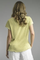 Frayed Edge V-Neck Shirt