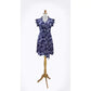 Cassie Navy Palm Dress