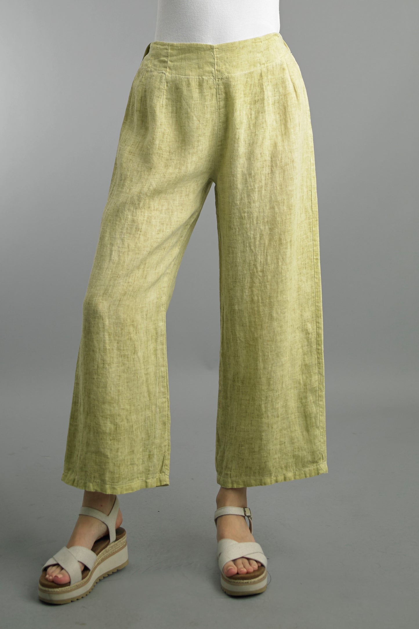 Crop Linen Pants (Assorted Colors)
