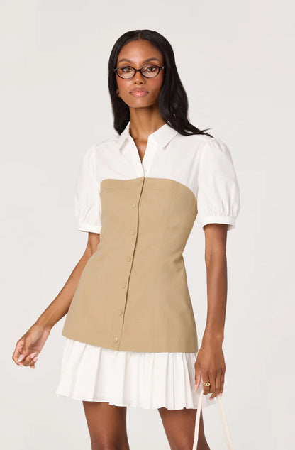 Joseline Faux Mini Dress