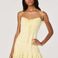 Kelley Eyelet Tie-Strap Mini Dress