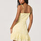 Kelley Eyelet Tie-Strap Mini Dress