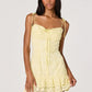 Kelley Eyelet Tie-Strap Mini Dress