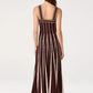 Marlen Striped Knit Maxi Dres