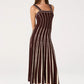 Marlen Striped Knit Maxi Dres