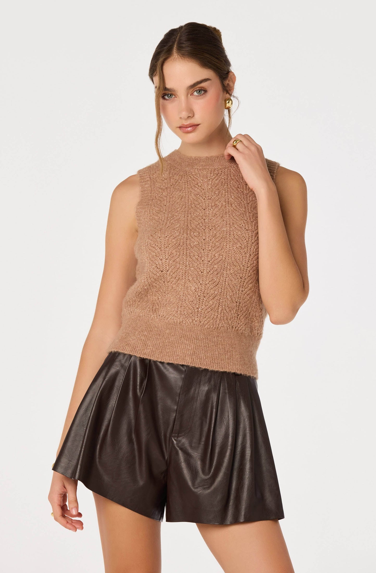 Pernille Cable Knit Sweater Vest