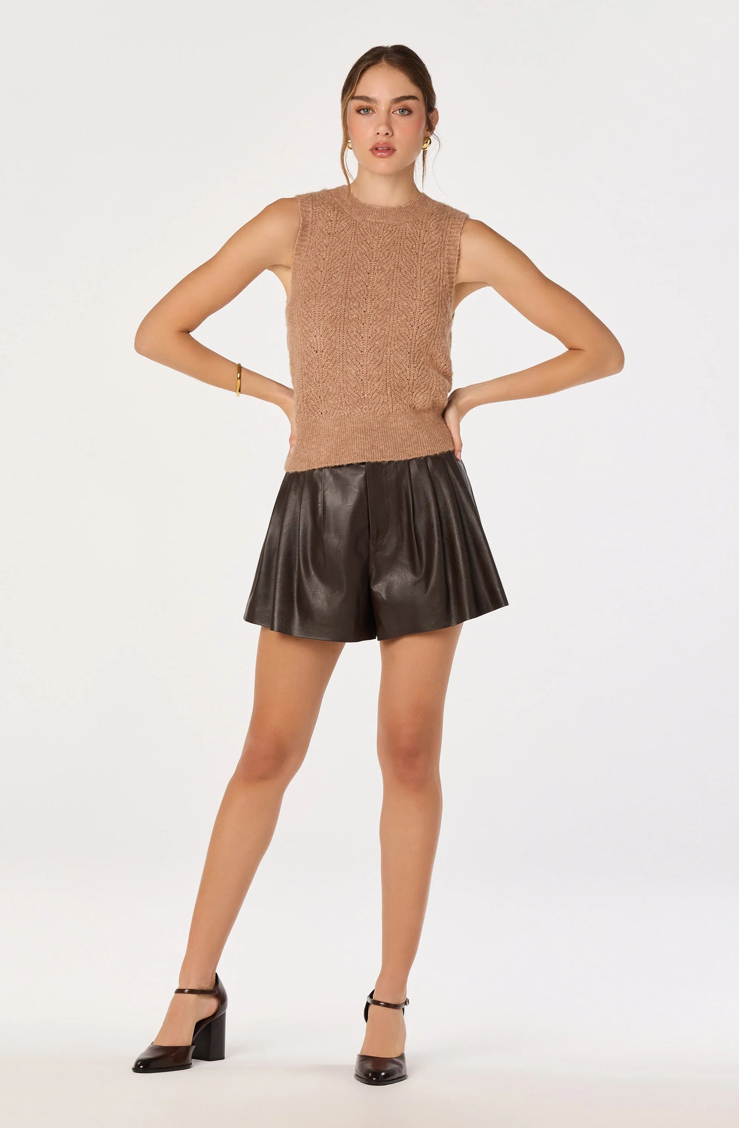 Pernille Cable Knit Sweater Vest