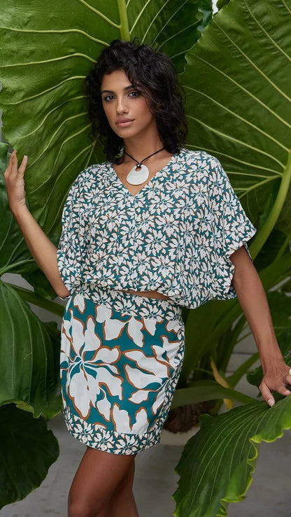 Bloomcrest Petrol Adora Top