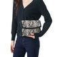 Beth Natural Python Clutch