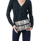 Beth Natural Python Clutch