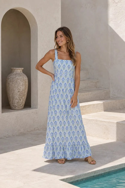 BOHEME FLOWER Sicily Long Dress