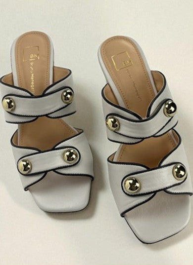 Bruno Menegatti Willow Leather Slide Sandal Mule